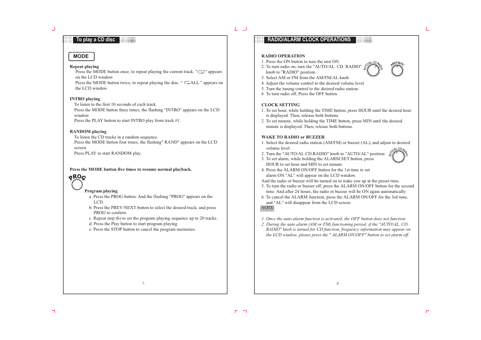 COBY electronic CD-SH 287 User Manual | Page 6 / 8