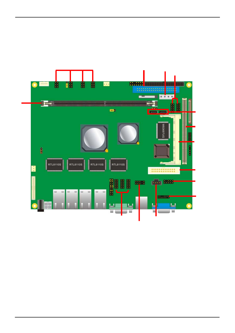 Chapter 2 <hardware setup, 1 <connector location | COMMELL LE-565 User Manual | Page 12 / 55