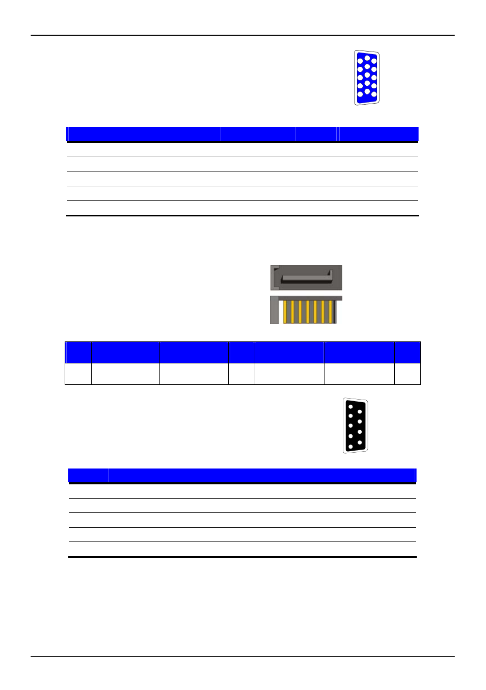 A.4 < crt port, A.5 <serial ata port, A.6 <serial port | COMMELL LE-565 User Manual | Page 49 / 55