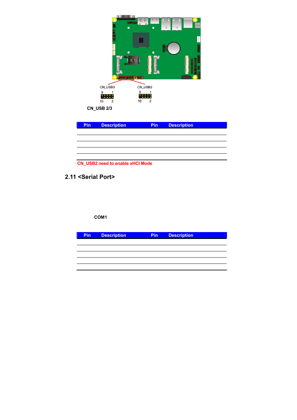 11 <serial port | COMMELL LE-37D User Manual | Page 22 / 39