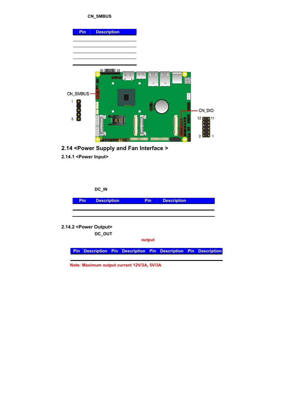14 <power supply and fan interface | COMMELL LE-37D User Manual | Page 28 / 39
