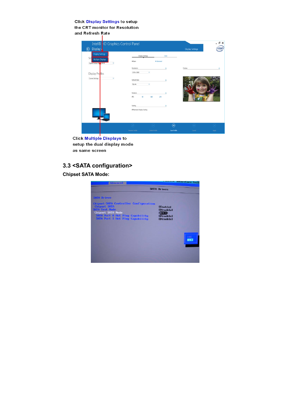3 <sata configuration | COMMELL LE-37D User Manual | Page 33 / 39