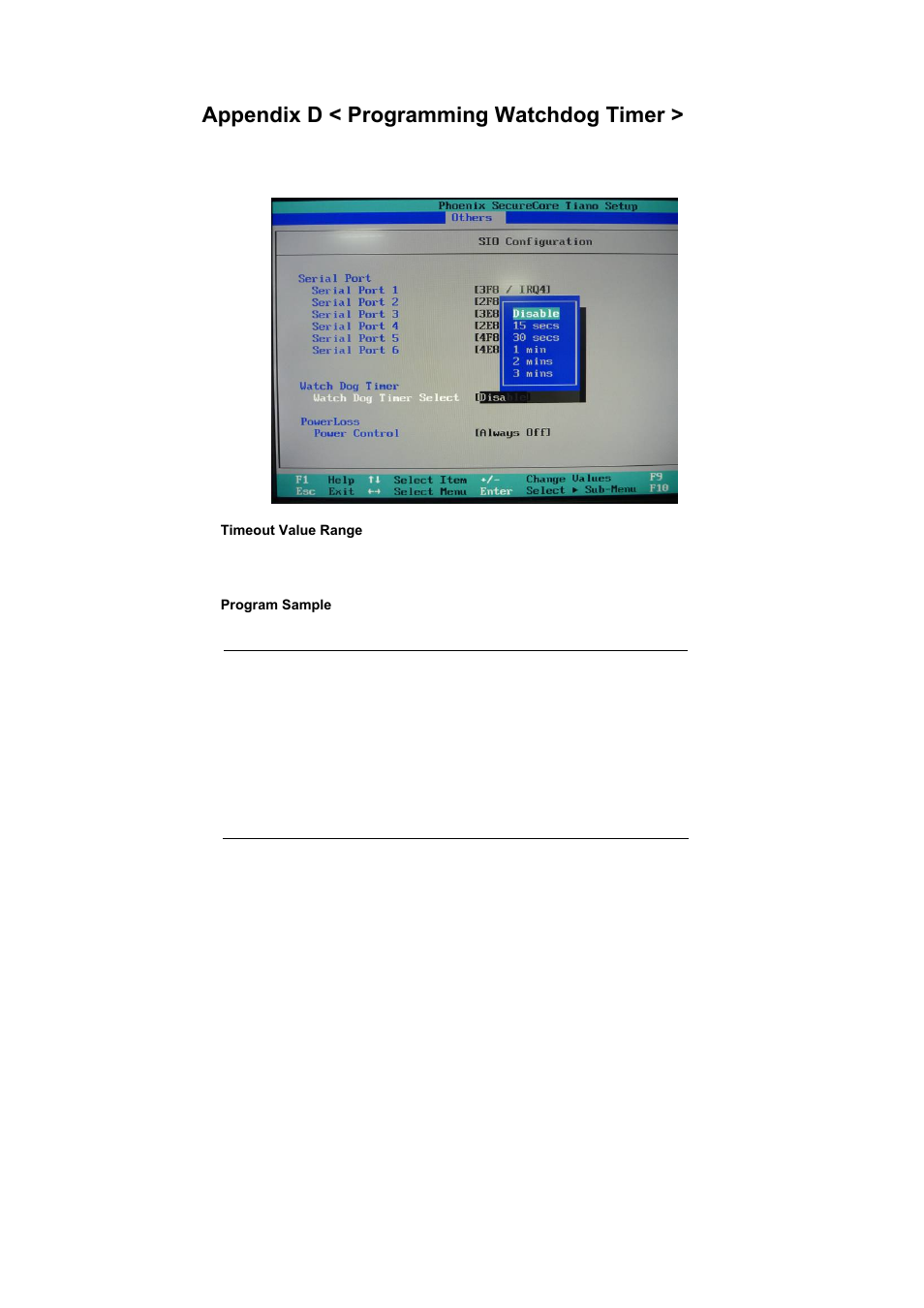 Appendix d < programming watchdog timer | COMMELL LE-37D User Manual | Page 38 / 39