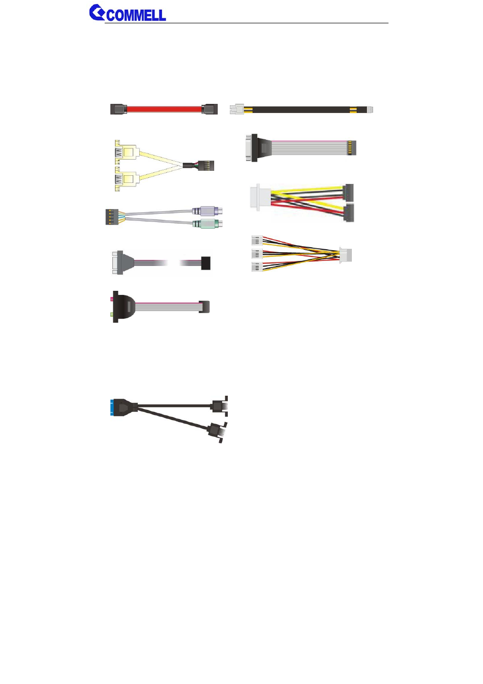 Packing list, Hardware, Cable kit | Printed matters, Optional | COMMELL LE-37C User Manual | Page 3 / 47