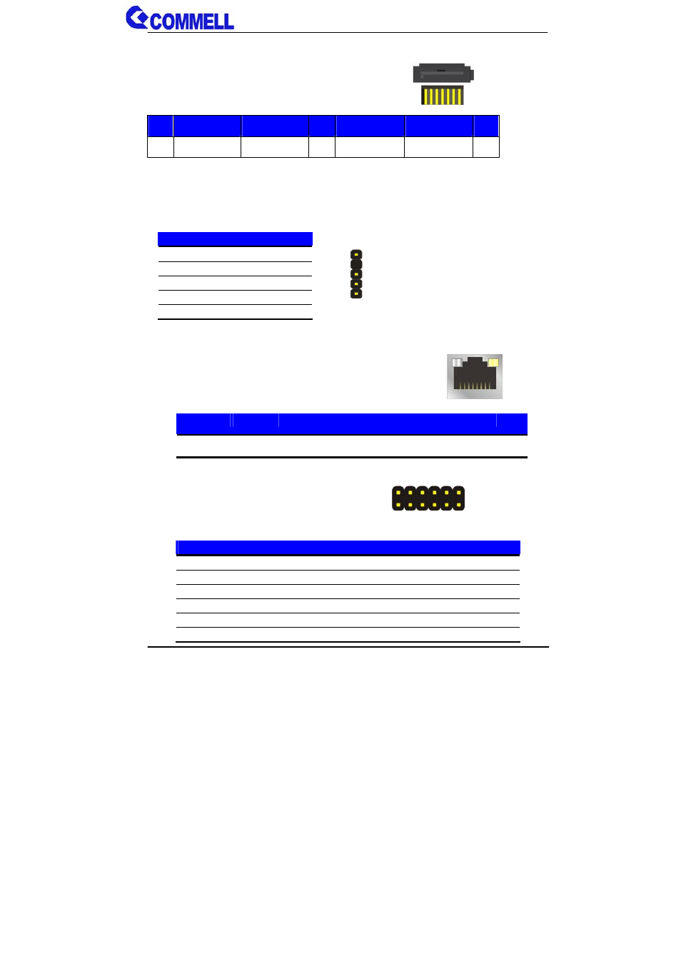 Appendix a <i/o port pin assignment, A.1 <serial ata port, A.2 <irda port | A.3 <lan port, A.4 <lpc port | COMMELL LE-37C User Manual | Page 43 / 47