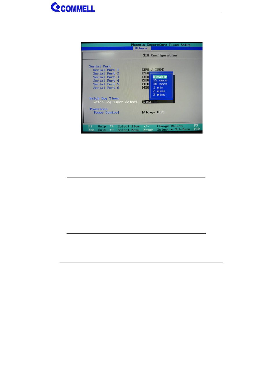 Appendix d <programming watchdog timer | COMMELL LE-37C User Manual | Page 46 / 47
