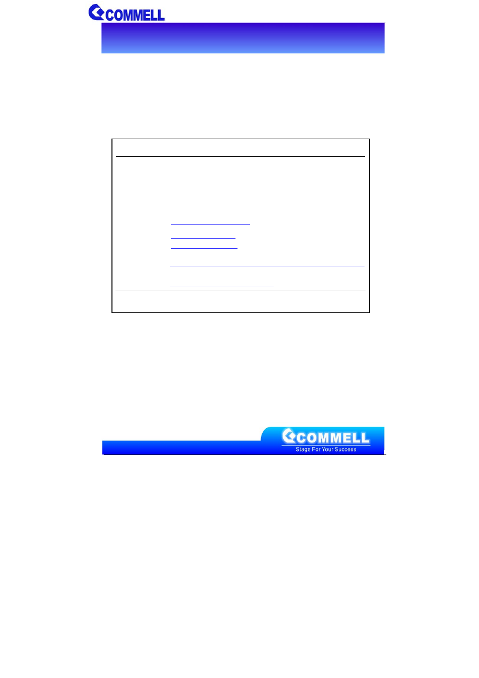 Contact information, Taiwan commate computer inc | COMMELL LE-37C User Manual | Page 47 / 47