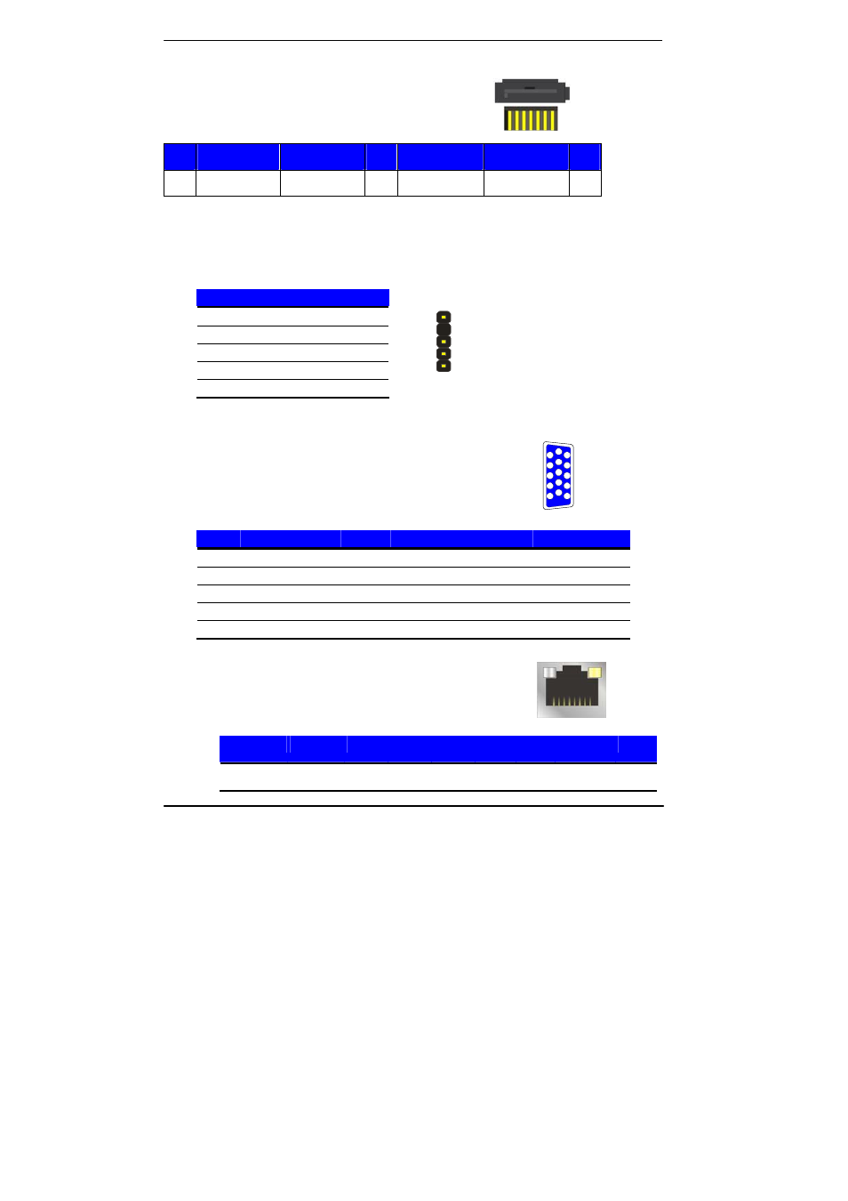 Appendix a <i/o port pin assignment, A.1 <serial ata port, A.2 <irda port | A.3 <vga port, A.4 <lan port | COMMELL LS-37B User Manual | Page 44 / 49