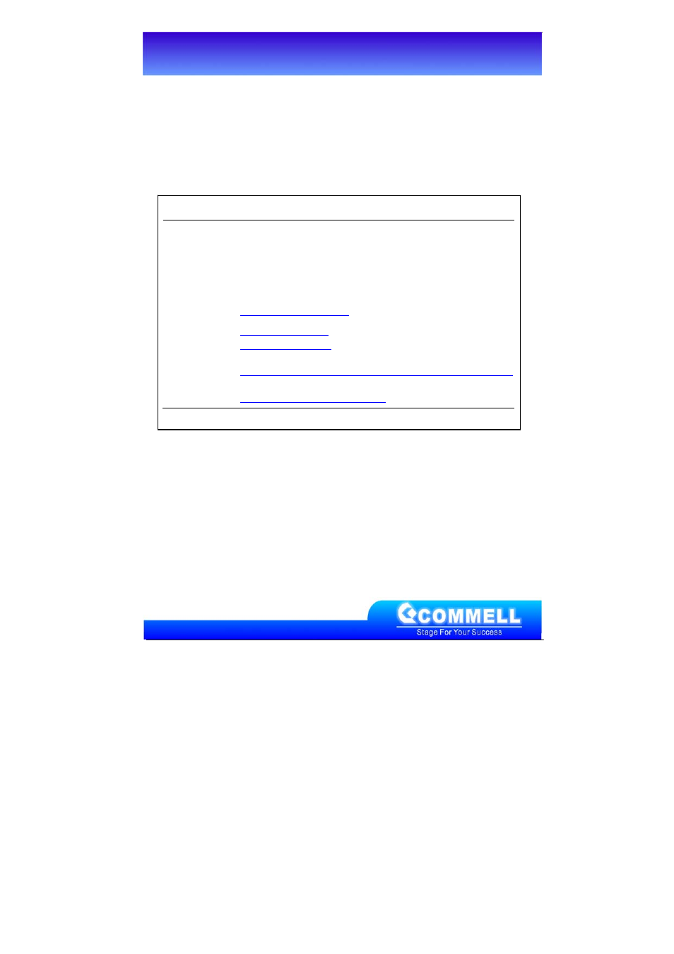 Contact information, Taiwan commate computer inc | COMMELL LS-37B User Manual | Page 49 / 49