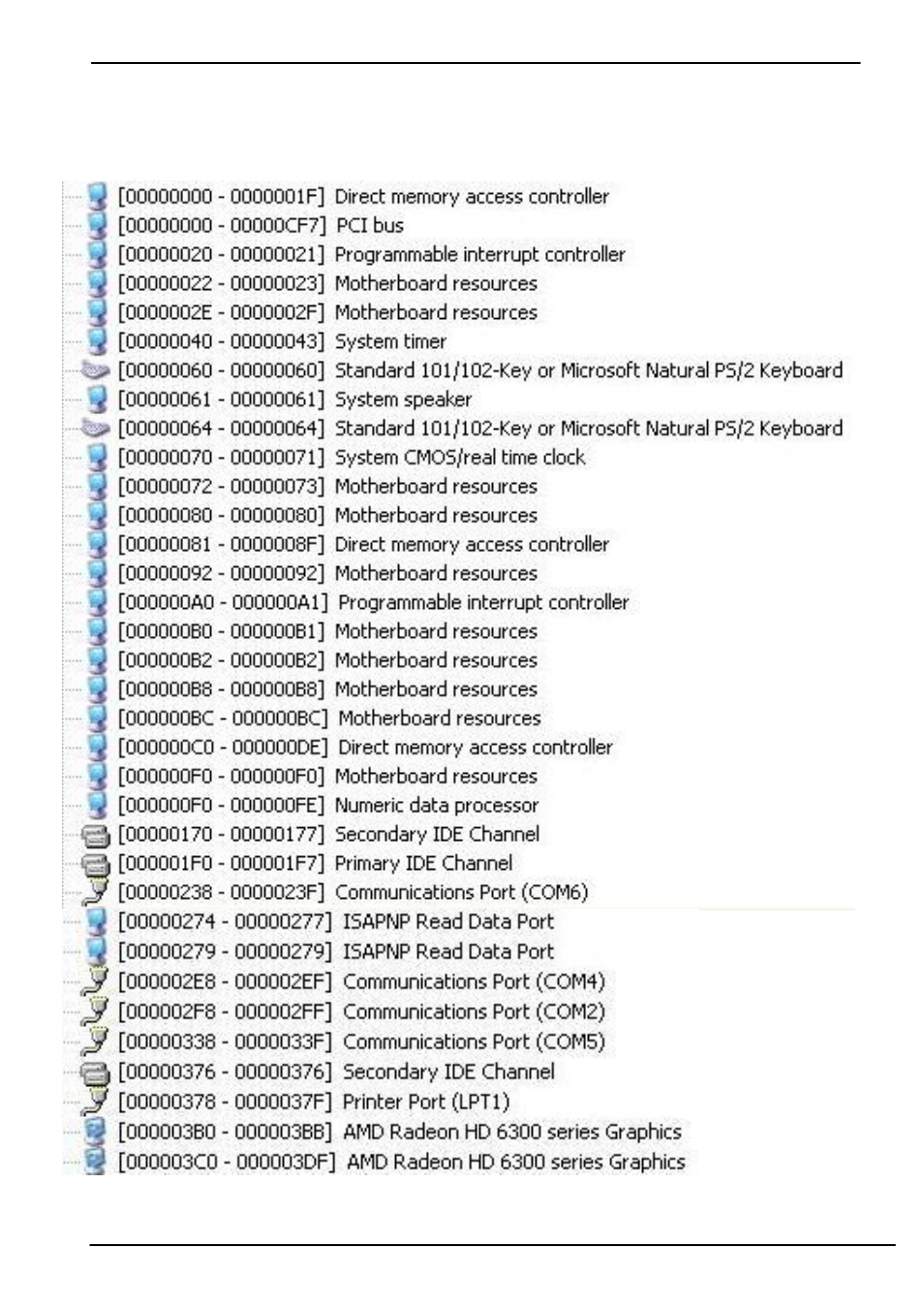 Appendix c <system resources | COMMELL LE-380 User Manual | Page 43 / 51