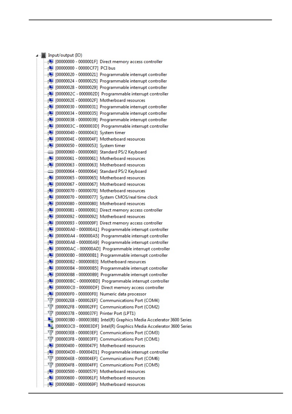Appendix c <system resources | COMMELL LE-379 User Manual | Page 43 / 53