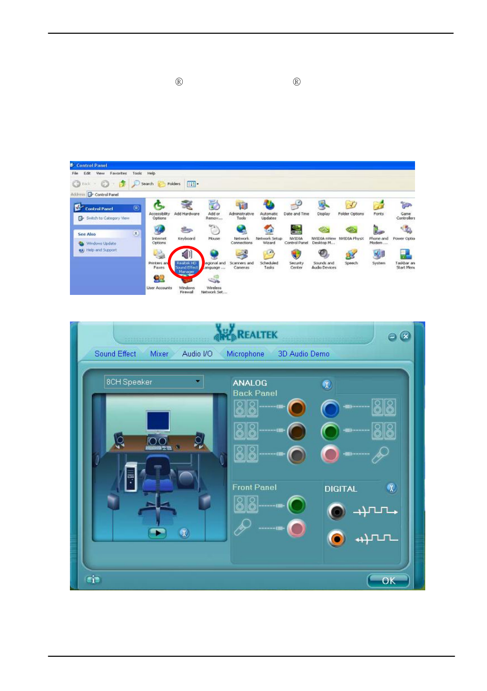 Chapter 3 <system setup, 1 <audio configuration | COMMELL LS-377 User Manual | Page 33 / 47