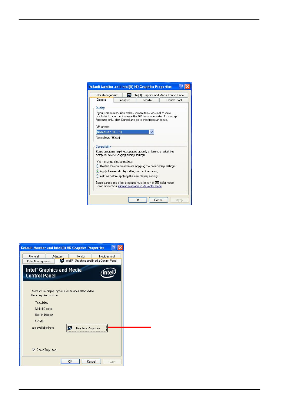 2 <display properties setting | COMMELL LS-377 User Manual | Page 34 / 47