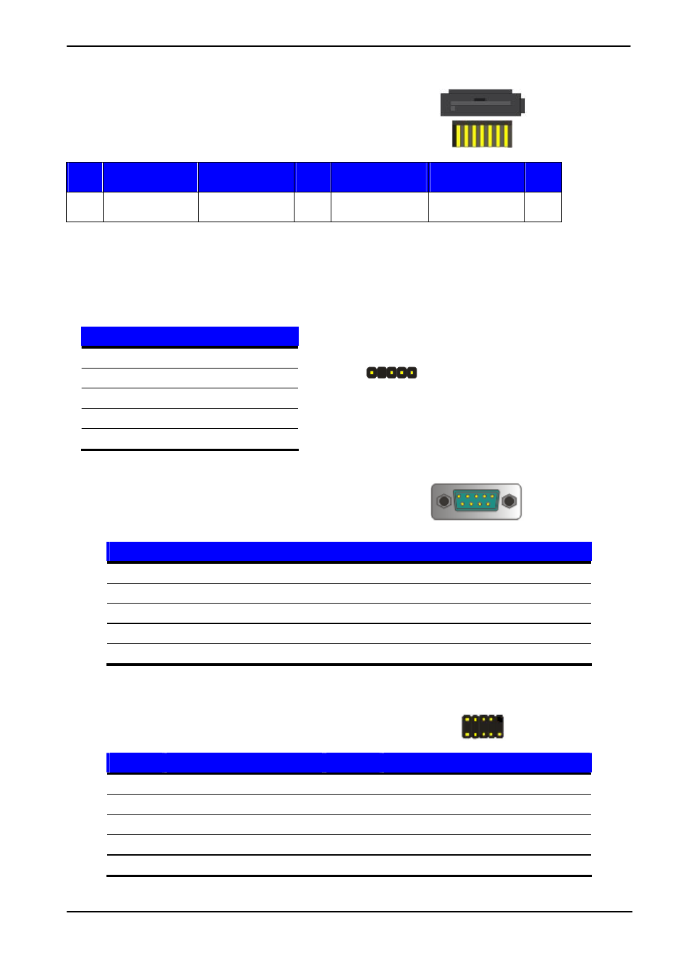 Appendix a <i/o port pin assignment, A.1 <serial ata port, A.2 <irda port | A.3 <serial port 1, A.4 <serial port 2 | COMMELL LS-377 User Manual | Page 37 / 47
