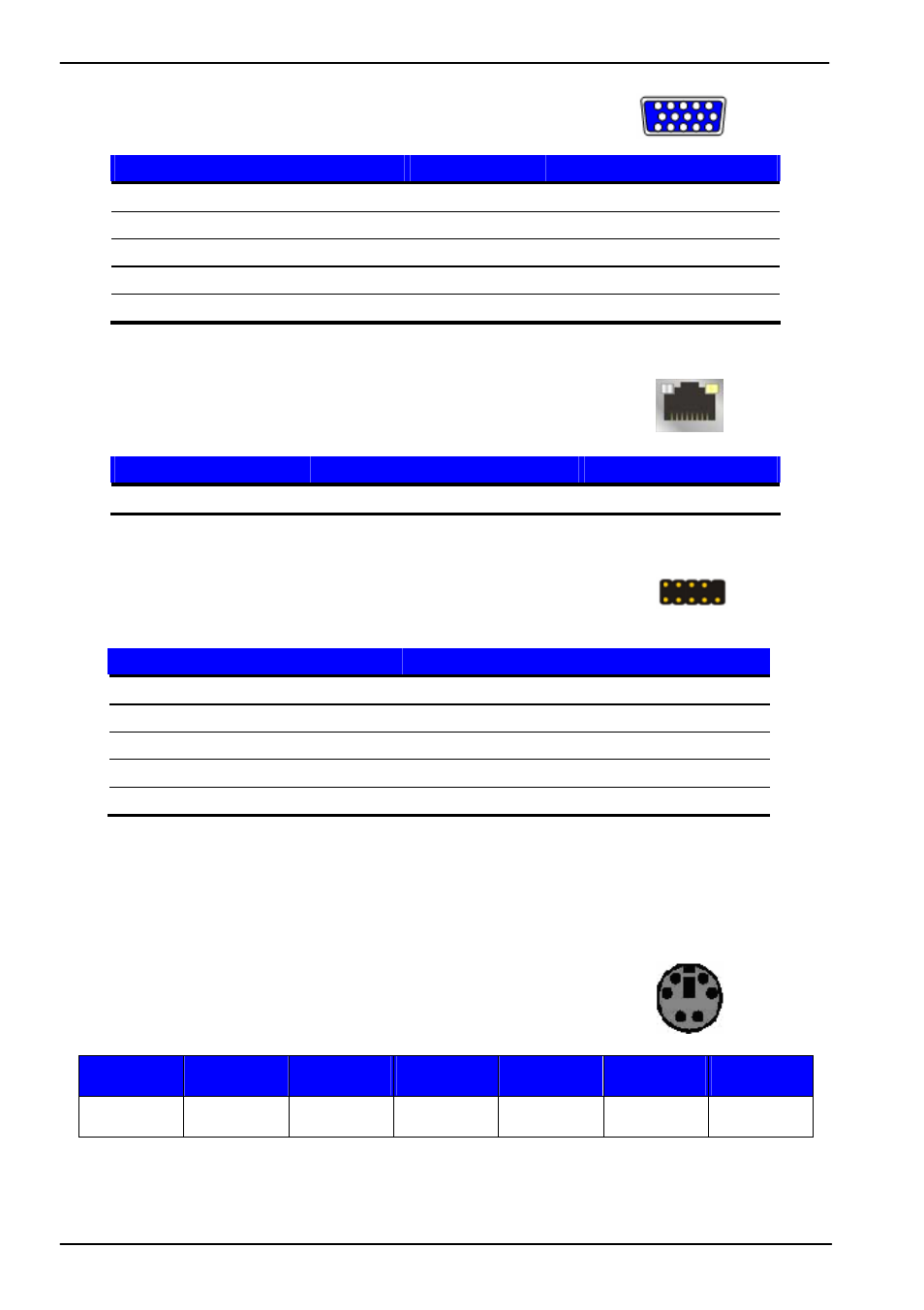 A.5 <vga port, A.6 <lan port, A.7 < usb interface | A.8 < ps/2 port | COMMELL LS-377 User Manual | Page 38 / 47