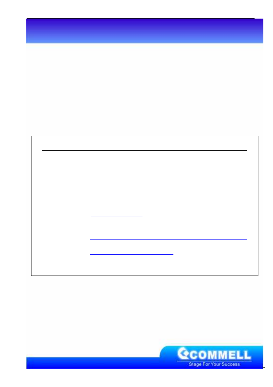 Contact information, Taiwan commate computer inc | COMMELL LE-375 User Manual | Page 45 / 45