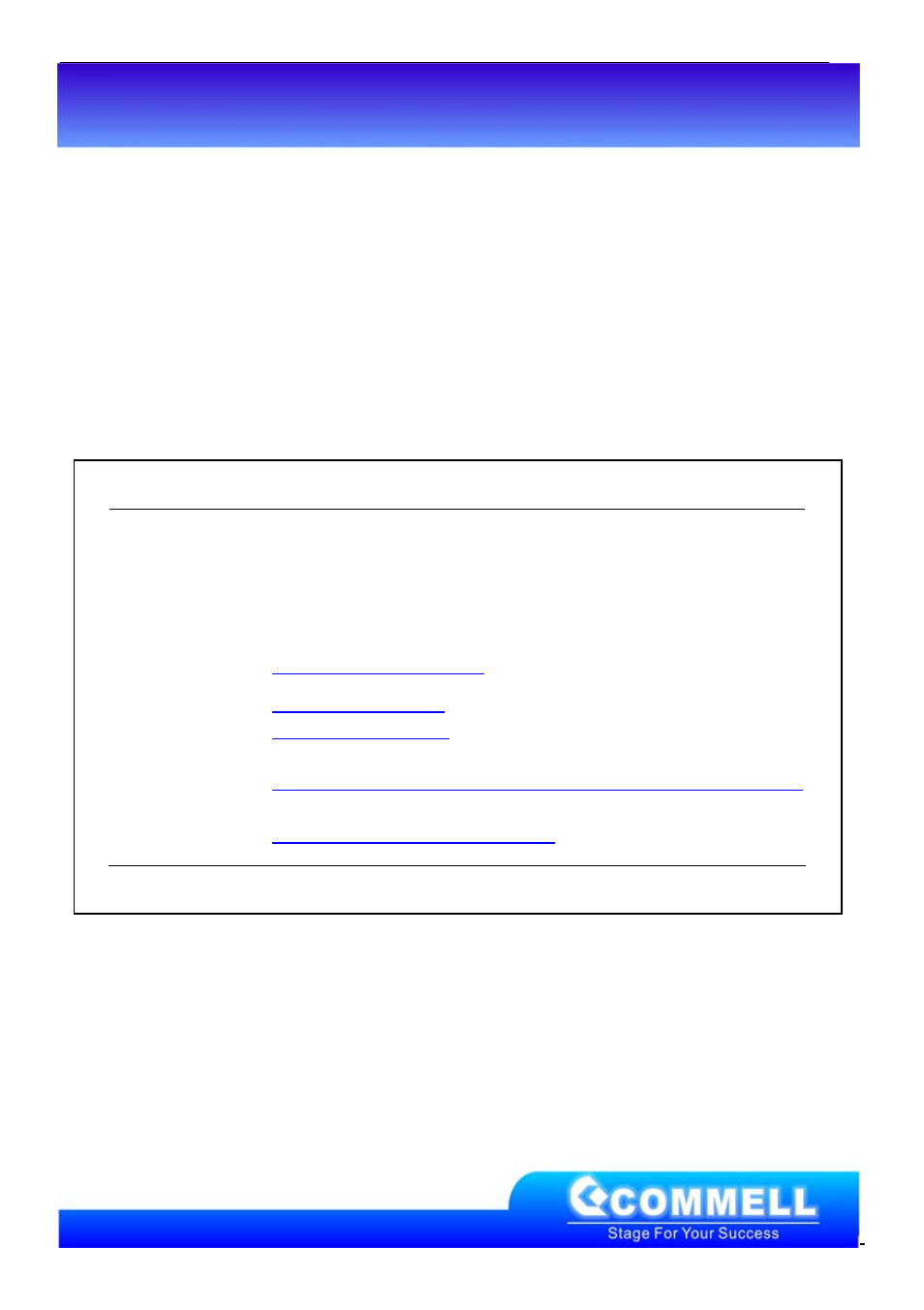 Contact information, Taiwan commate computer inc | COMMELL LE-374 User Manual | Page 54 / 54