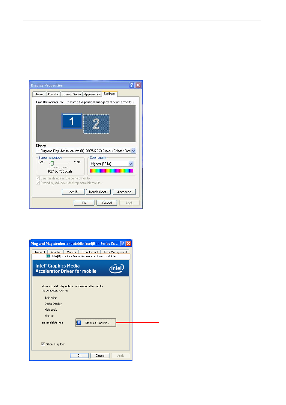 2 <display properties setting | COMMELL LS-373 User Manual | Page 33 / 49