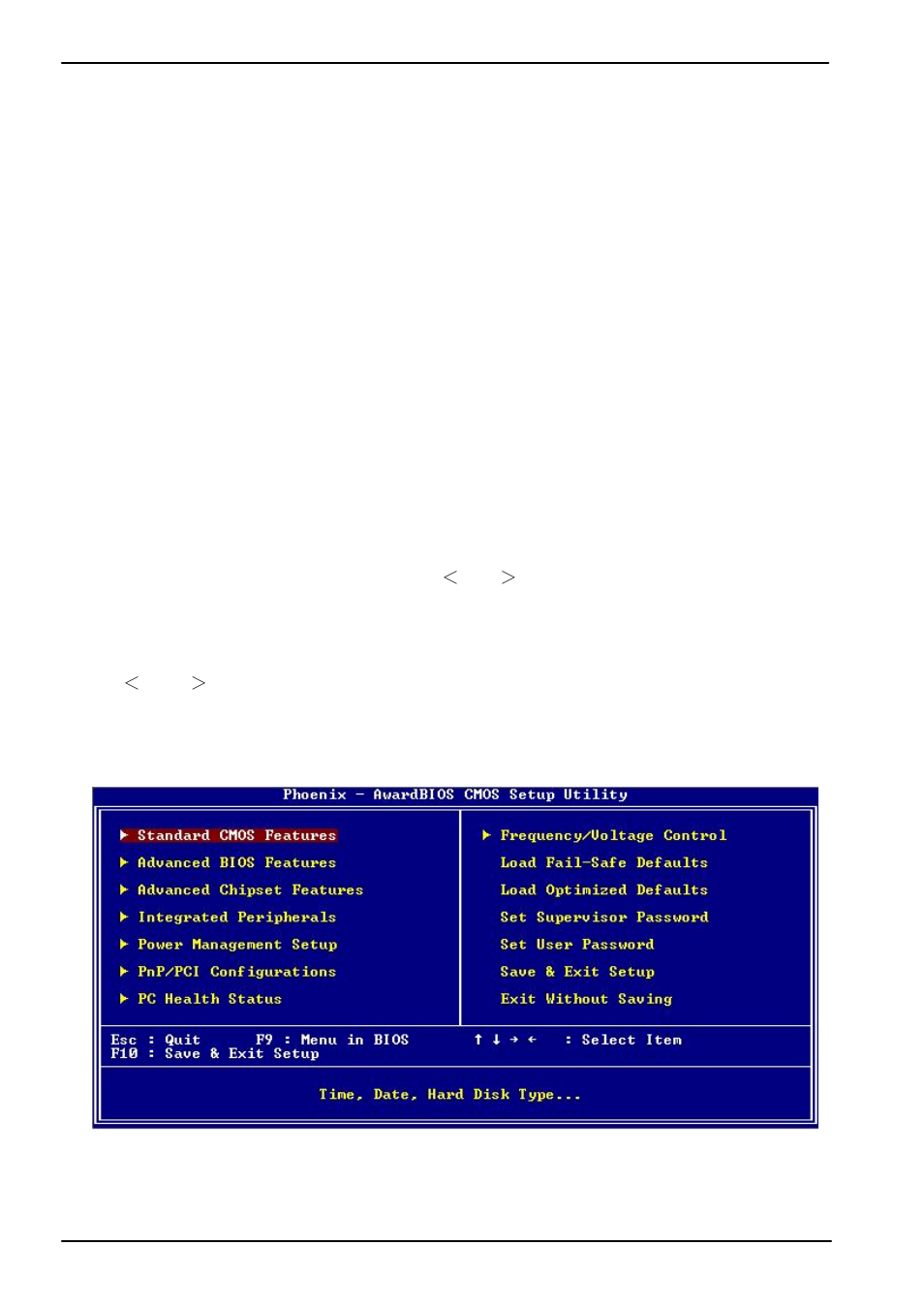 Chapter 4 <bios setup | COMMELL LS-372 User Manual | Page 38 / 51