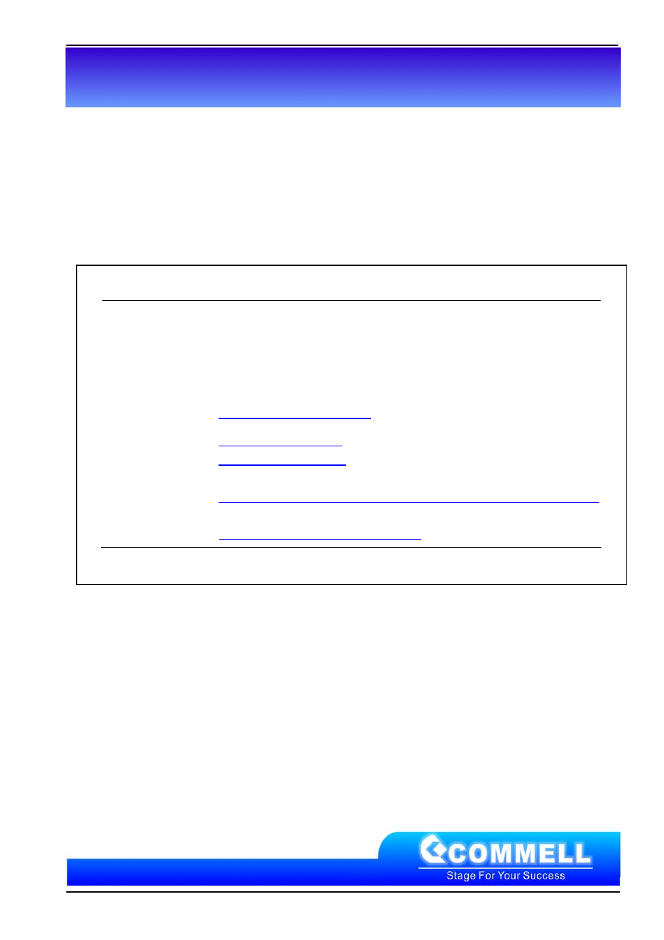 Contact information, Taiwan commate computer inc | COMMELL LS-372 User Manual | Page 51 / 51