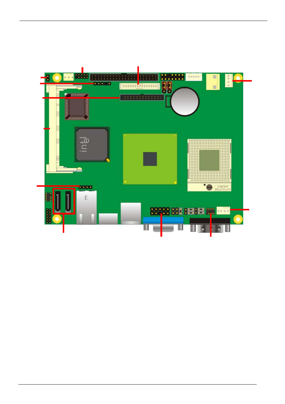 Chapter 2 <hardware setup, 1 <connector location | COMMELL LS-371E User Manual | Page 12 / 53
