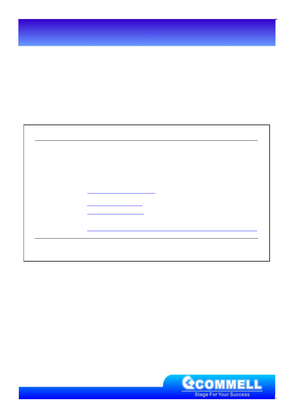 Contact information, Taiwan commate computer inc | COMMELL LS-371E User Manual | Page 53 / 53