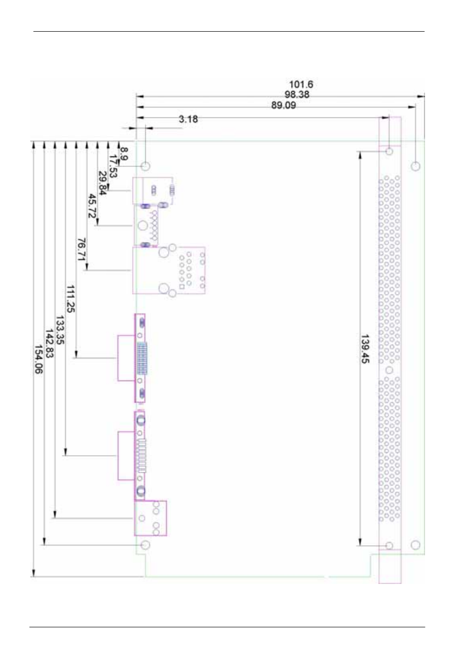 3 <mechanical drawing | COMMELL LE-370 User Manual | Page 10 / 45