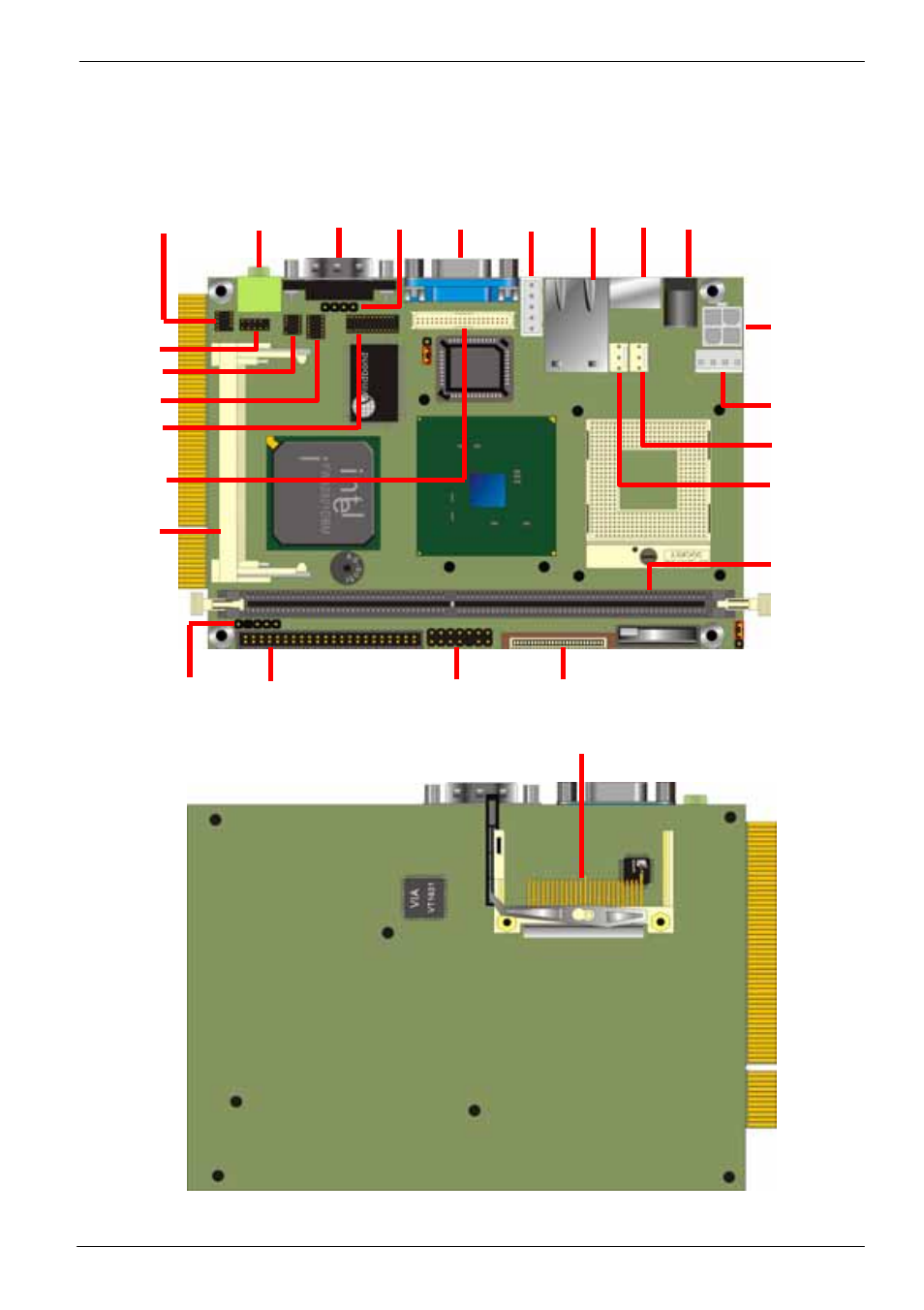 Chapter 2 <hardware setup, 1 <connector location | COMMELL LE-370 User Manual | Page 13 / 45