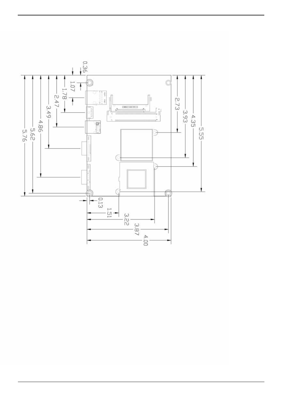 3 <mechanical drawing | COMMELL LE-365 User Manual | Page 10 / 50