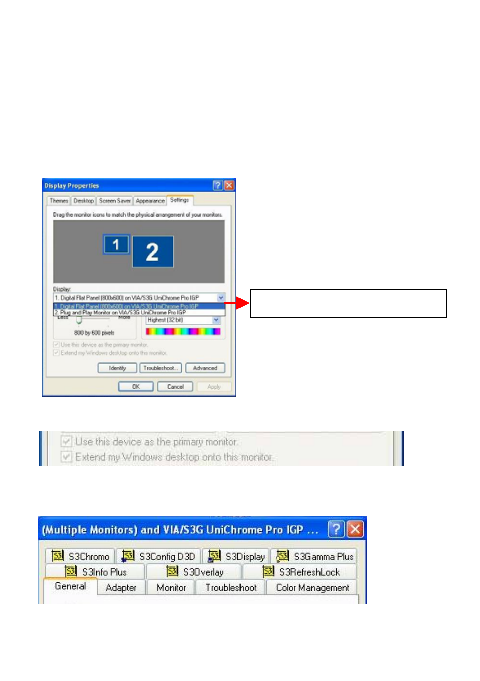 Chapter 3 <system setup, 1 <display configuration | COMMELL LE-364 User Manual | Page 29 / 38