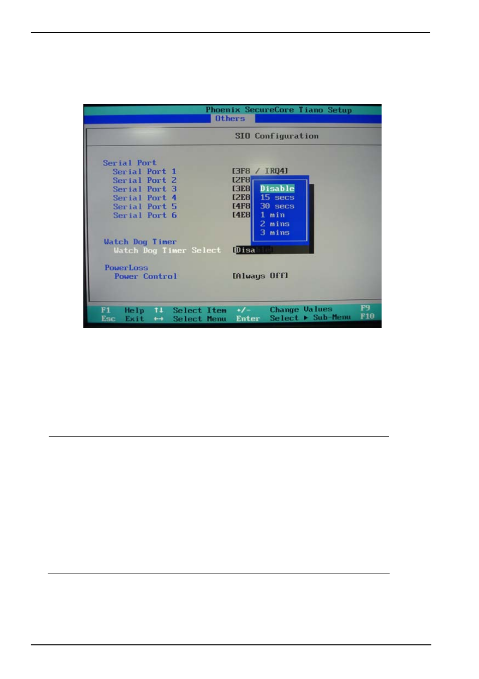 Appendix e <programming watchdog timer | COMMELL MS-C73 User Manual | Page 54 / 55