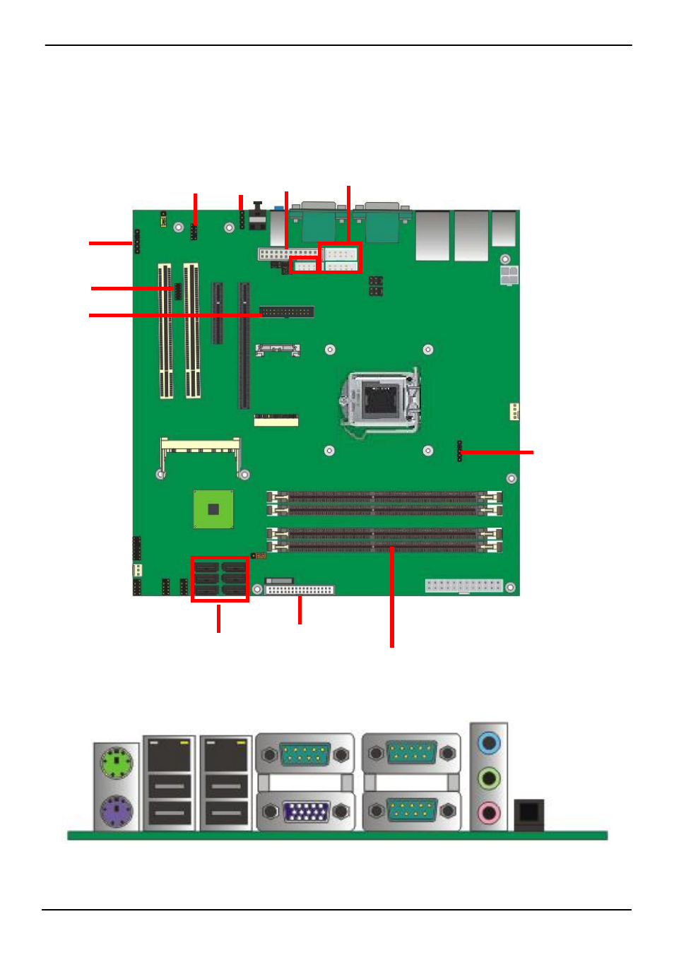 Chapter 2 <hardware setup, 1 <connector location | COMMELL MS-C72 User Manual | Page 12 / 52