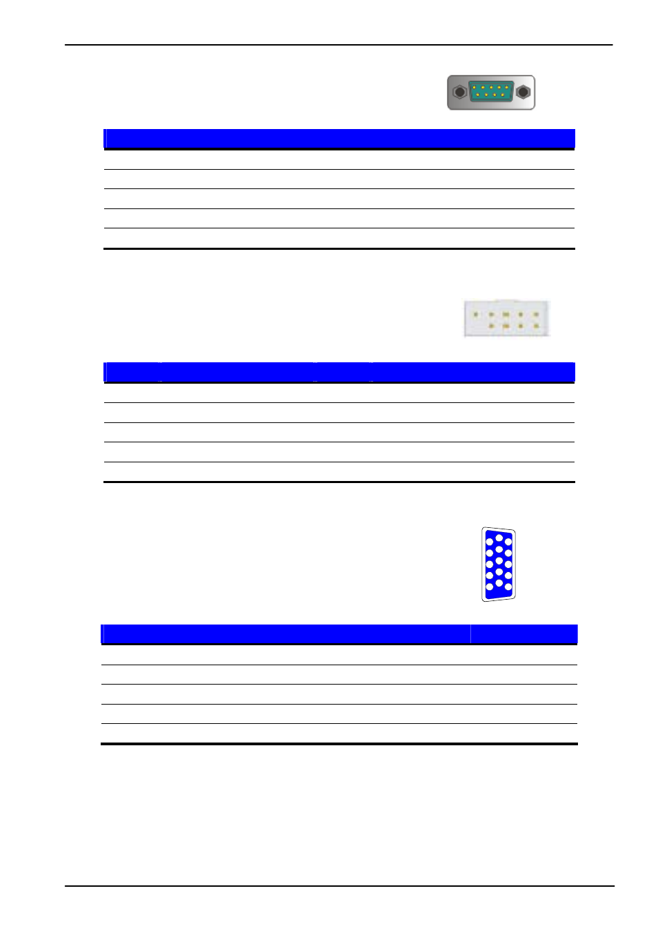 Serial port 3, A.5 <vga port | COMMELL MS-C71 User Manual | Page 39 / 49