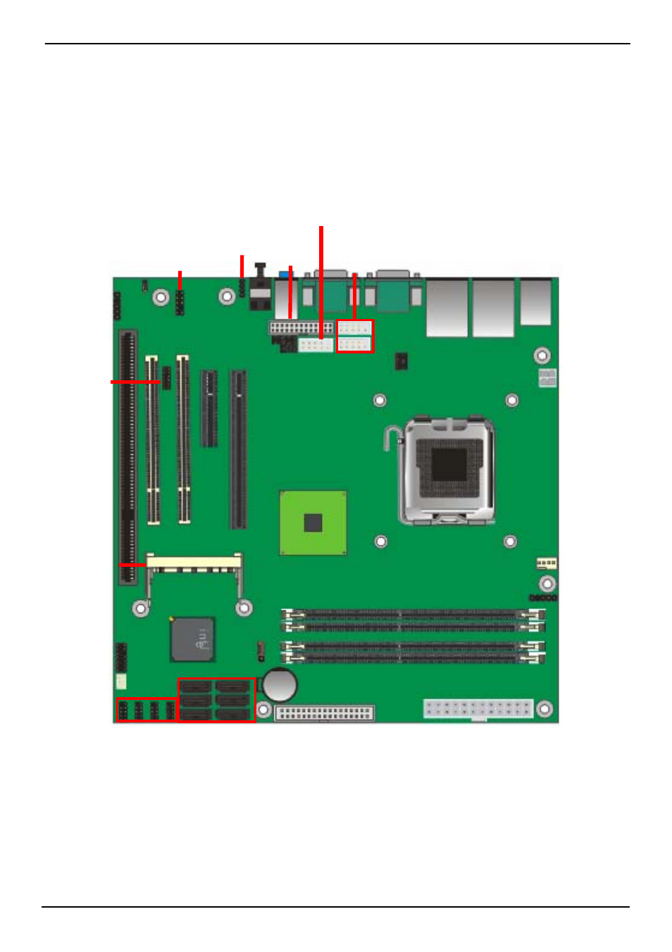 Chapter 2 <hardware setup, 1 <connector location | COMMELL P4ELA User Manual | Page 12 / 58