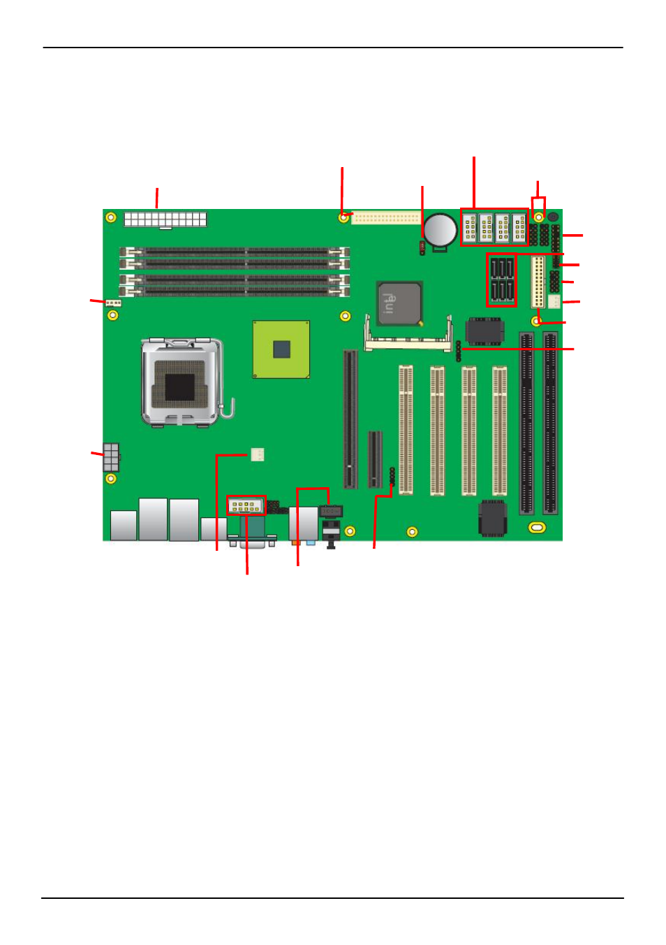 Chapter 2 <hardware setup, 1 <connector location | COMMELL P4BWA User Manual | Page 14 / 57