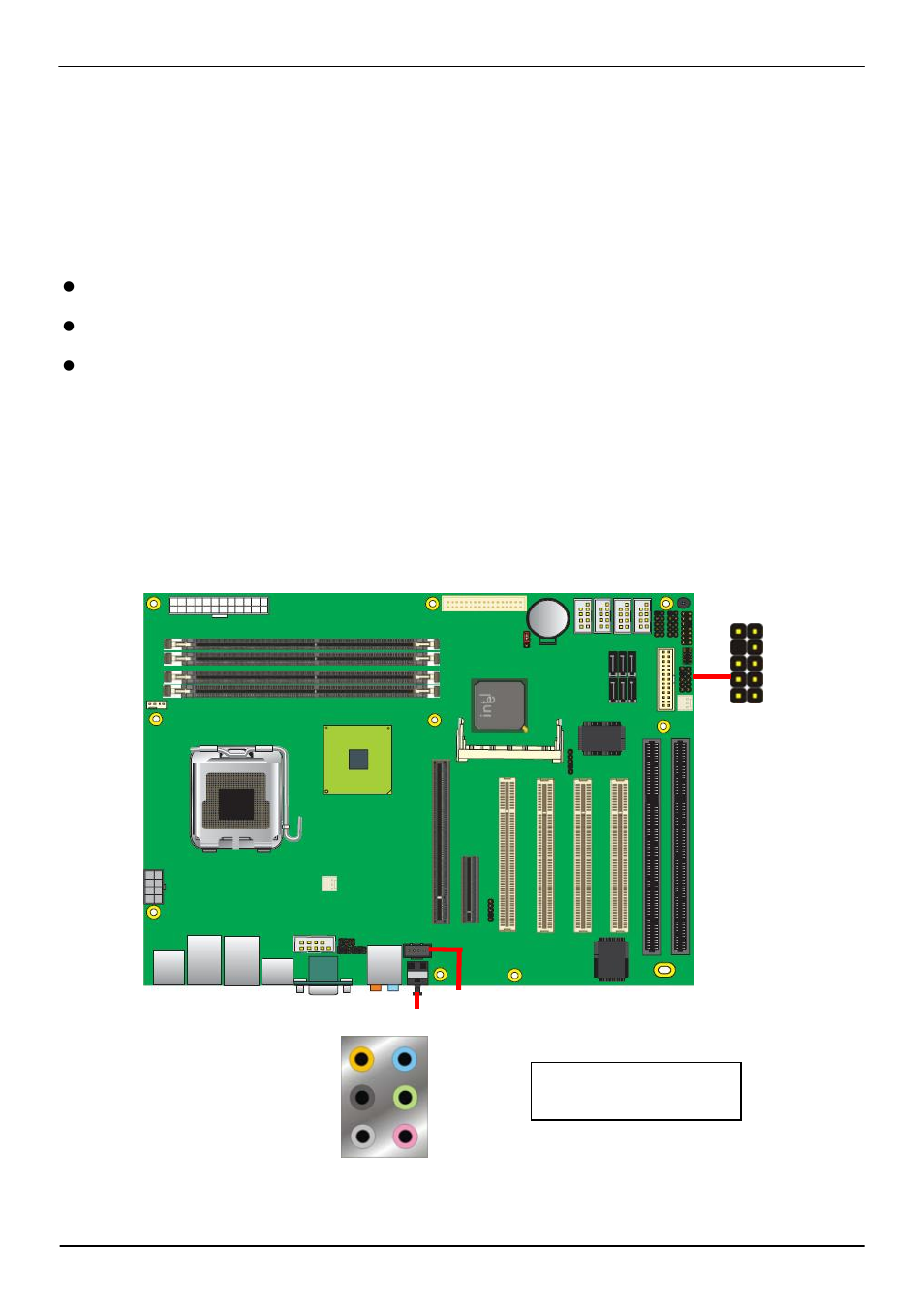 9 <audio installation | COMMELL P4BWA User Manual | Page 23 / 57