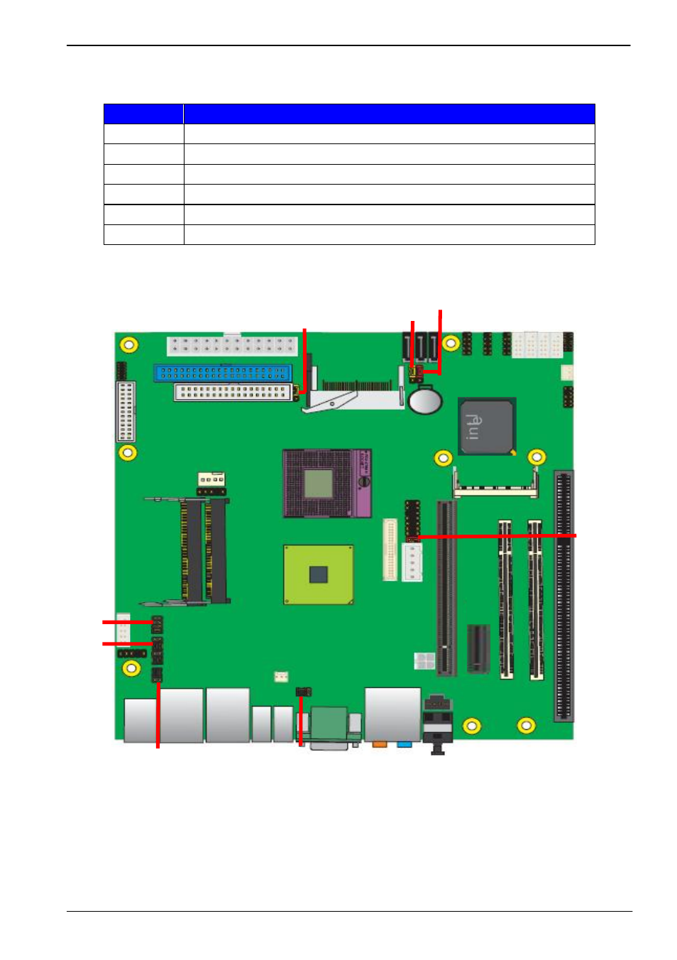 2 <jumper location & reference | COMMELL PMSA User Manual | Page 14 / 57