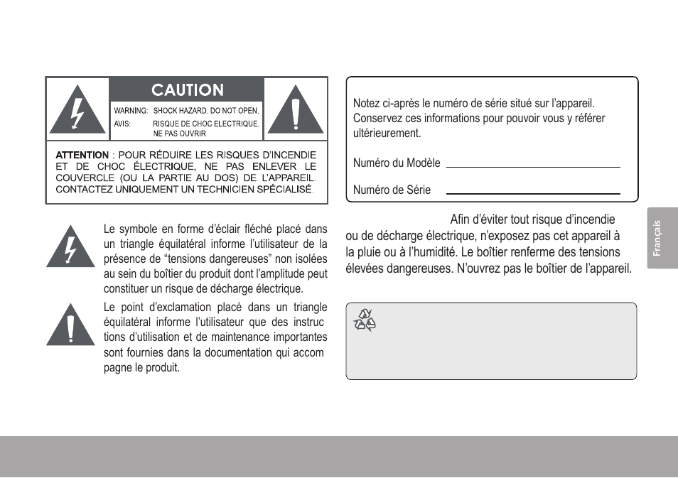 Notices de sûreté, Notices de sûreté 9.0 | COBY electronic DP245 User Manual | Page 87 / 92