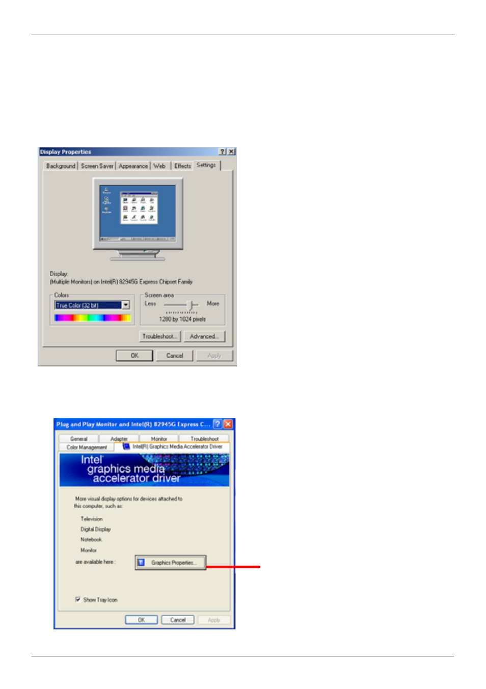 5 <display properties setting | COMMELL P4LA User Manual | Page 46 / 63