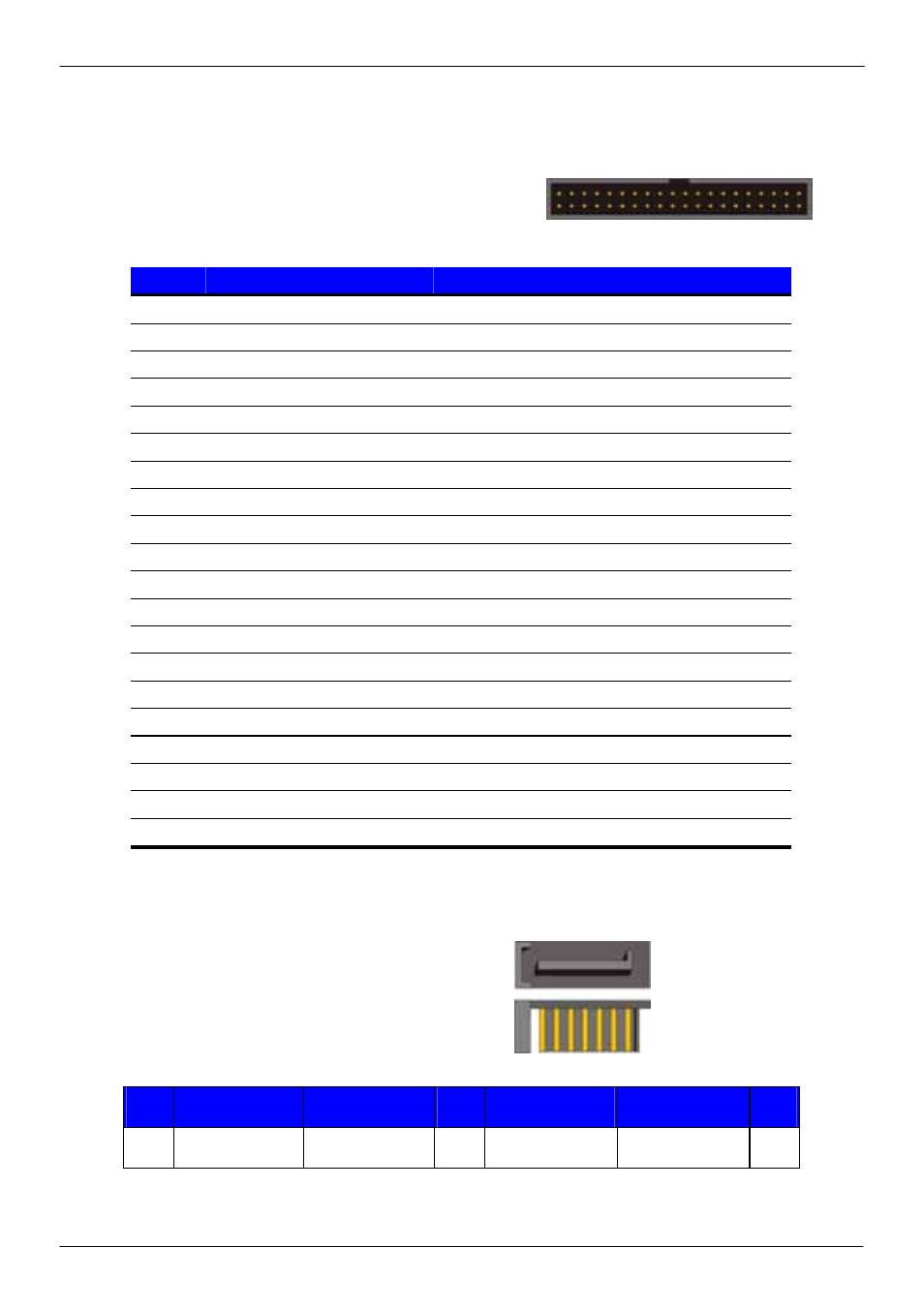 Appendix a <i/o port pin assignment, A.1 ide port, A.2 <serial ata port | COMMELL P4LA User Manual | Page 50 / 63
