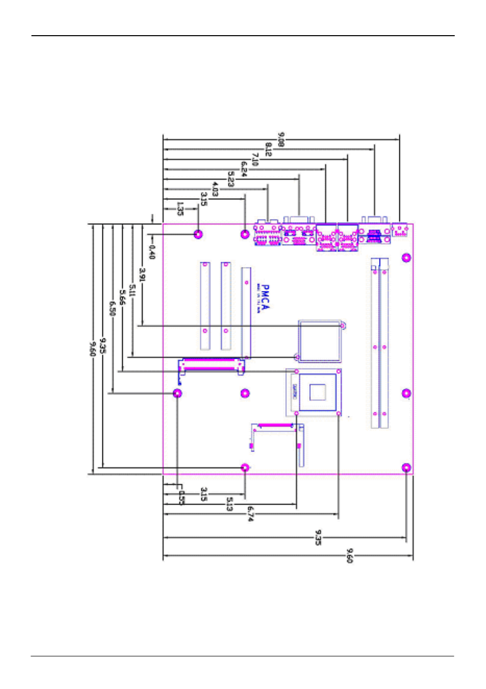 3 <mechanical drawing | COMMELL PMCAE User Manual | Page 10 / 51