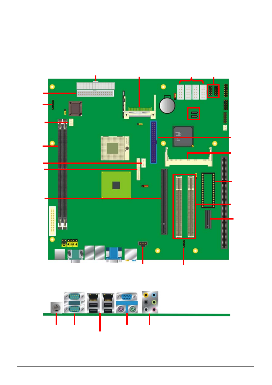 Chapter 2 <hardware setup, 1 <connector location | COMMELL PMCAE User Manual | Page 12 / 51