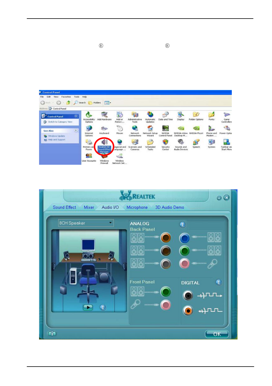 Chapter 3 <system setup, 1 <audio configuration | COMMELL LV-67L User Manual | Page 41 / 51