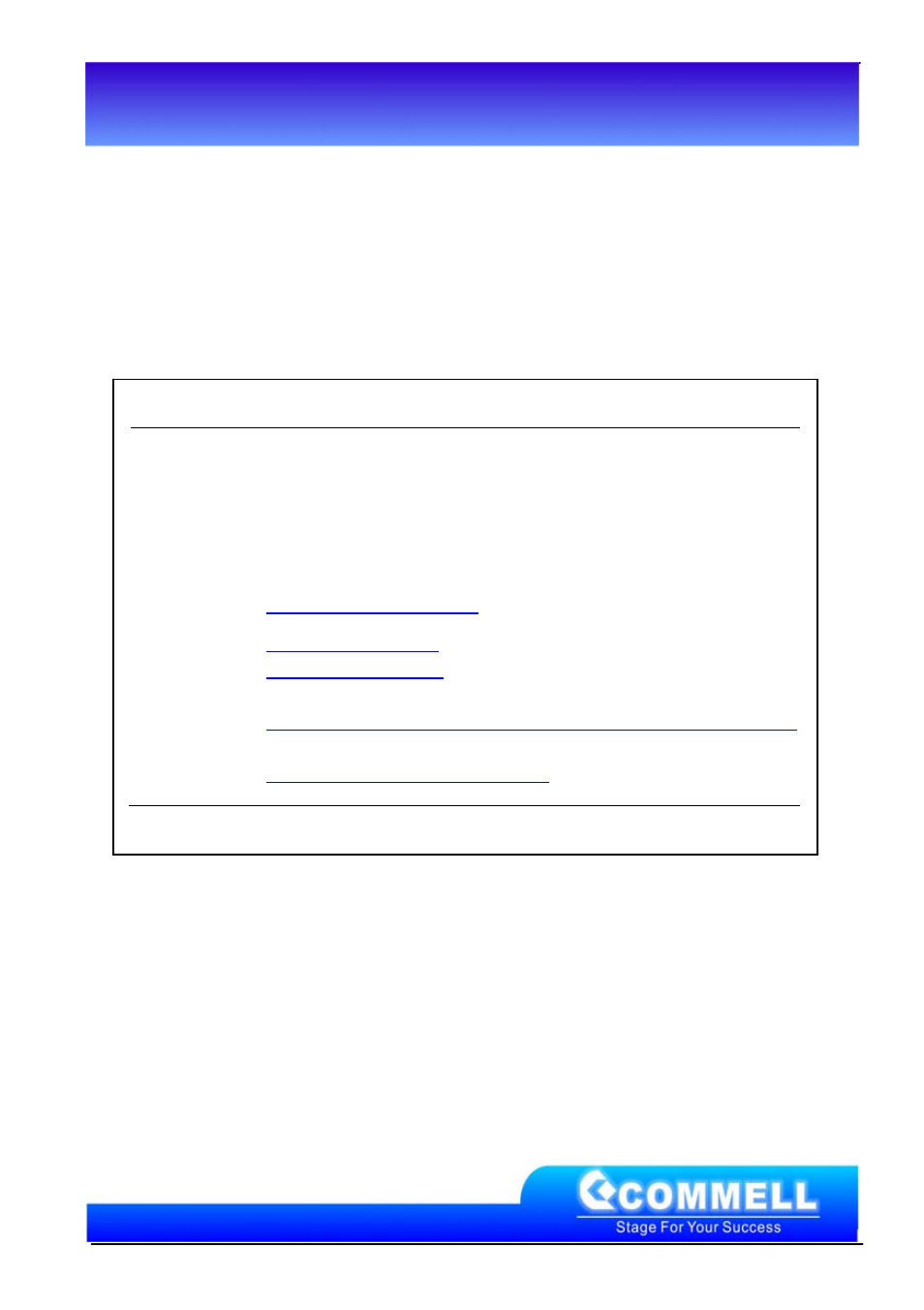 Contact information, Taiwan commate computer inc | COMMELL LV-67L User Manual | Page 51 / 51
