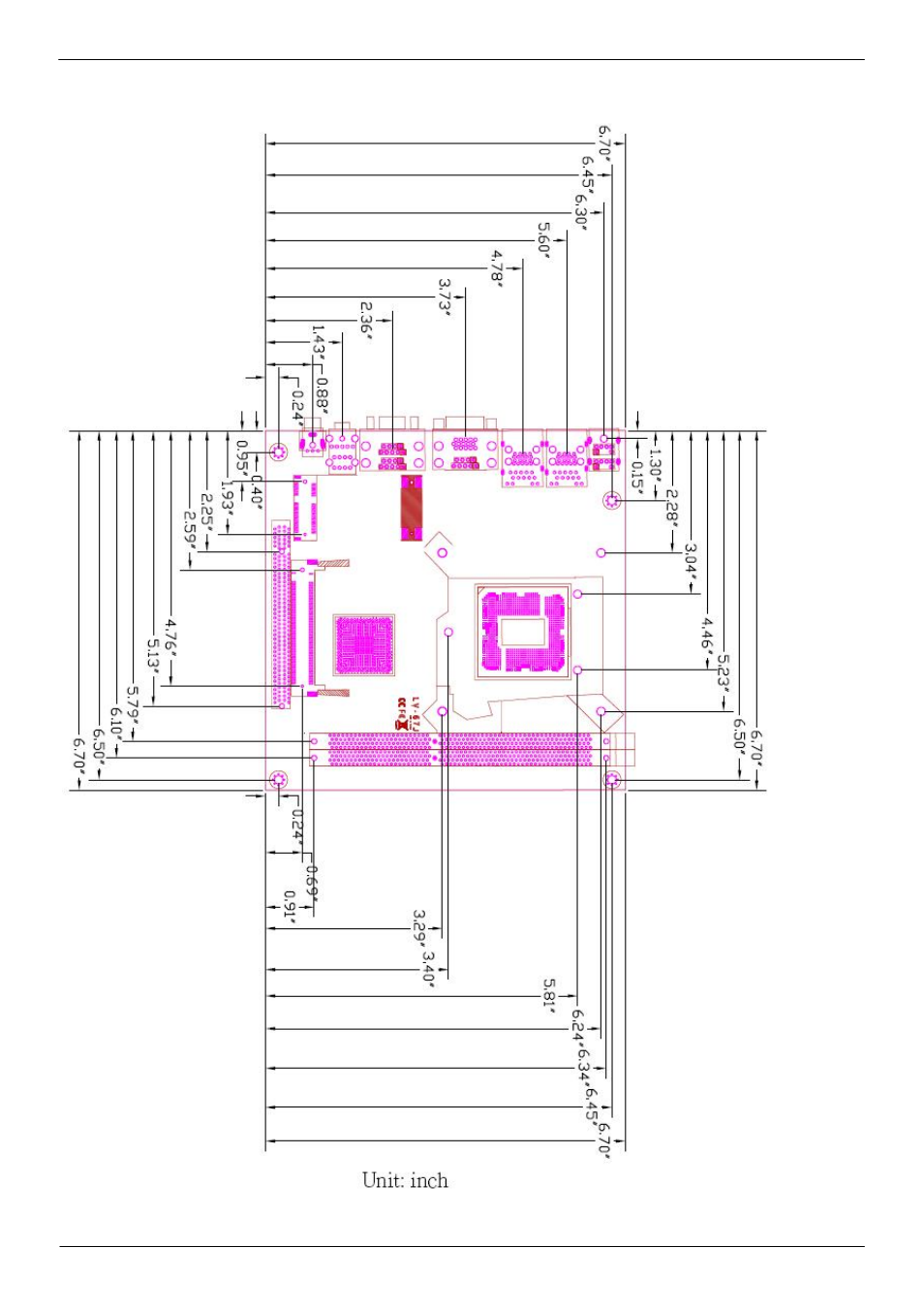 4 <mechanical drawing | COMMELL LV-67J User Manual | Page 11 / 46