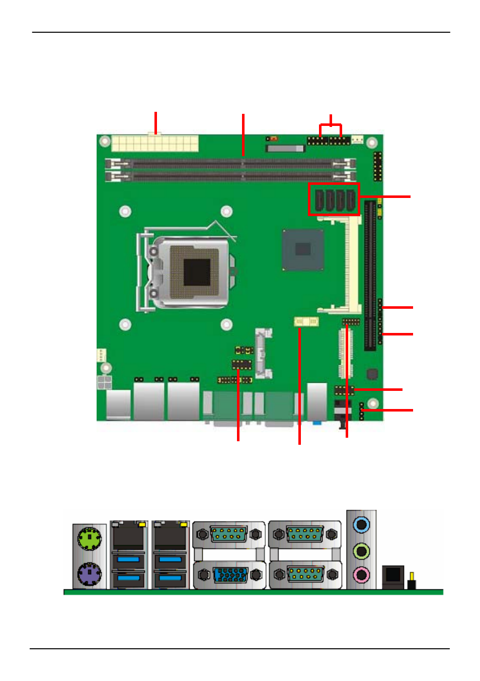 Chapter 2 <hardware setup, 1<connector location | COMMELL LV-67J User Manual | Page 12 / 46