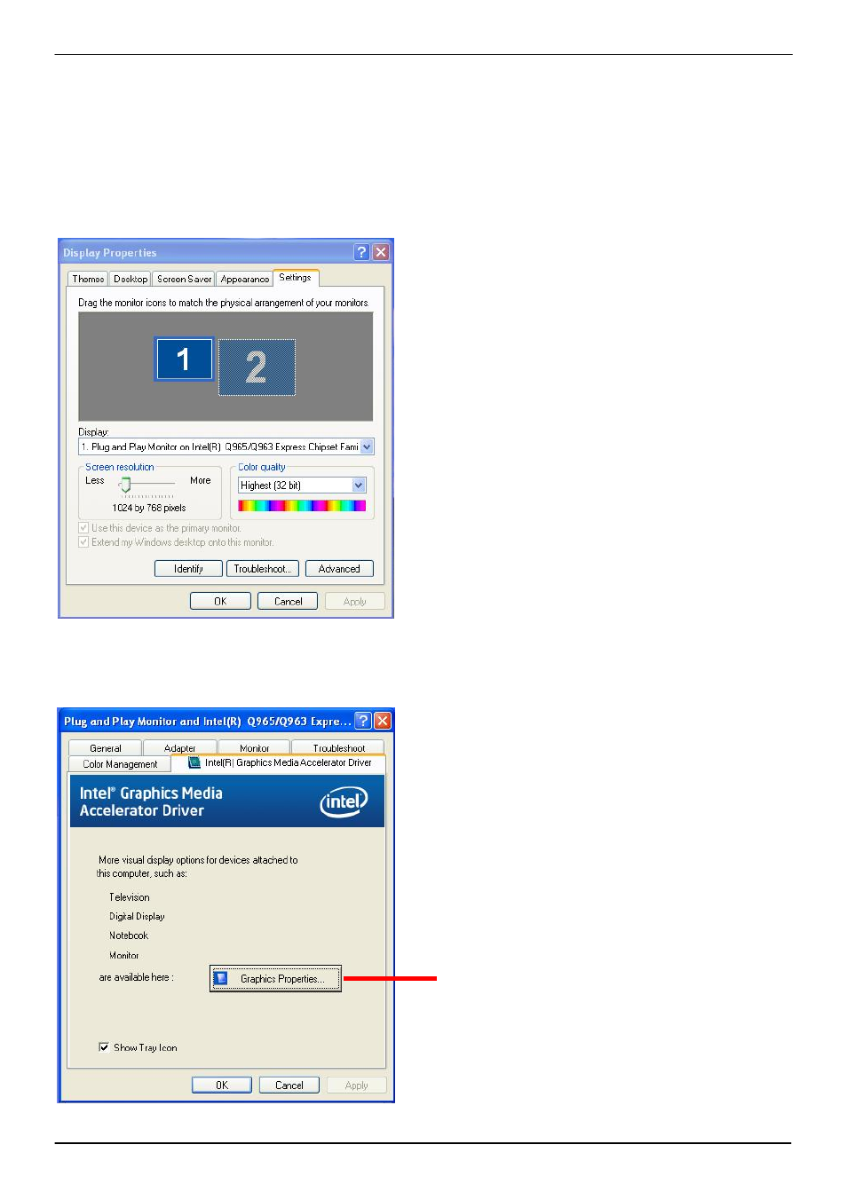 4 <display properties setting | COMMELL LV-67J User Manual | Page 38 / 46
