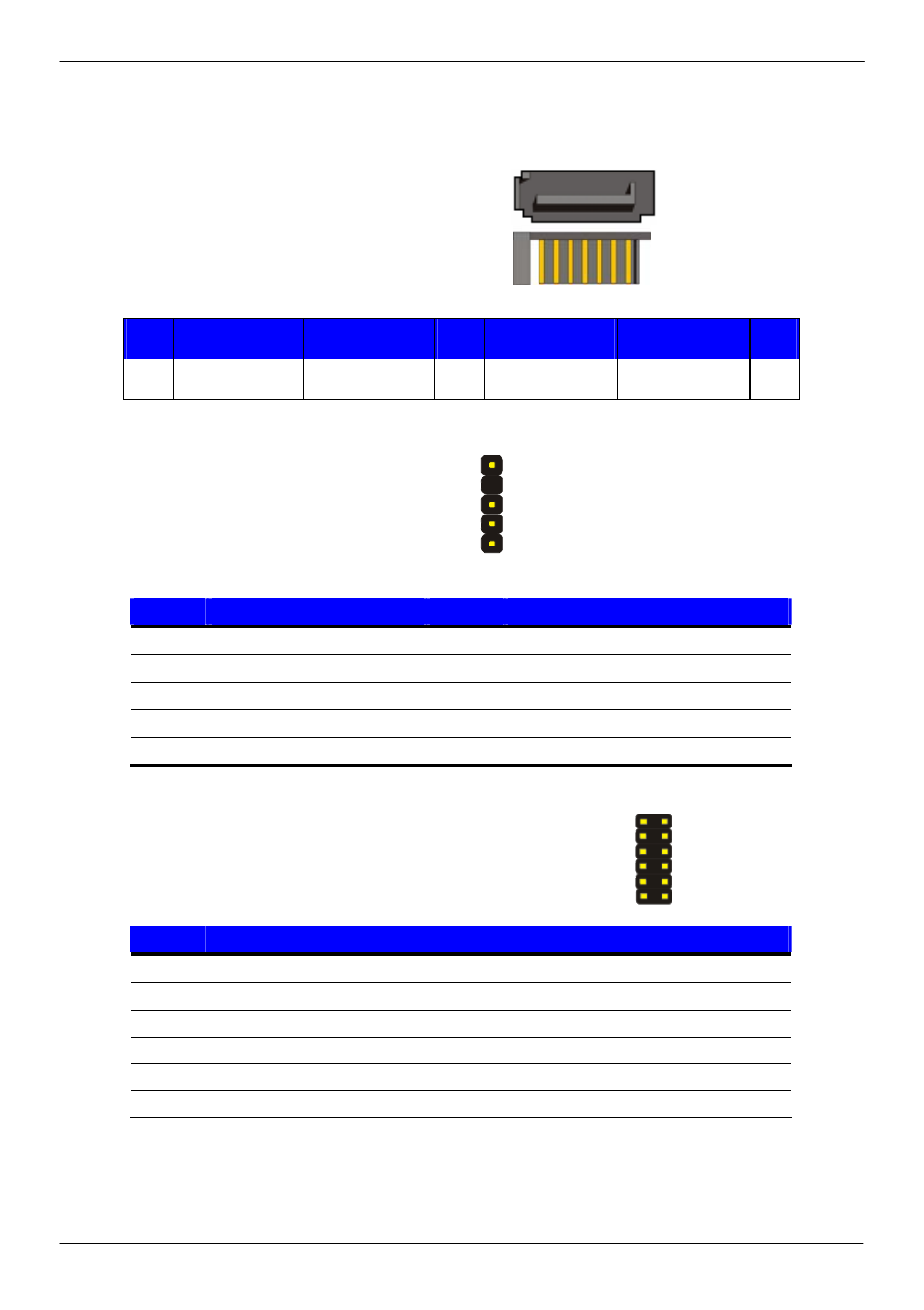 Appendix a <i/o port pin assignment, A.1 <serial ata port, A.2 <irda port | A.3 <gpio port | COMMELL LV-67I User Manual | Page 44 / 60