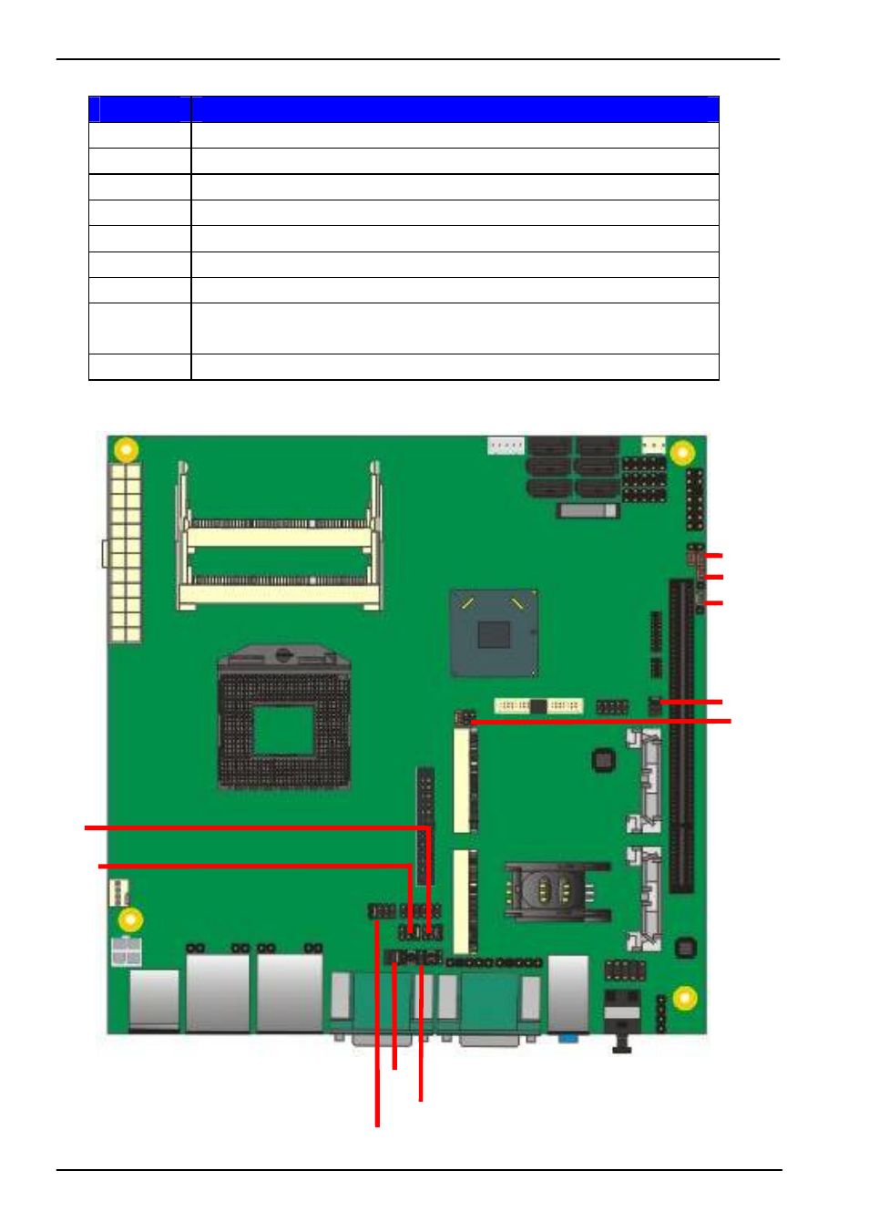 2 <jumper location & reference | COMMELL LV-67H User Manual | Page 14 / 62