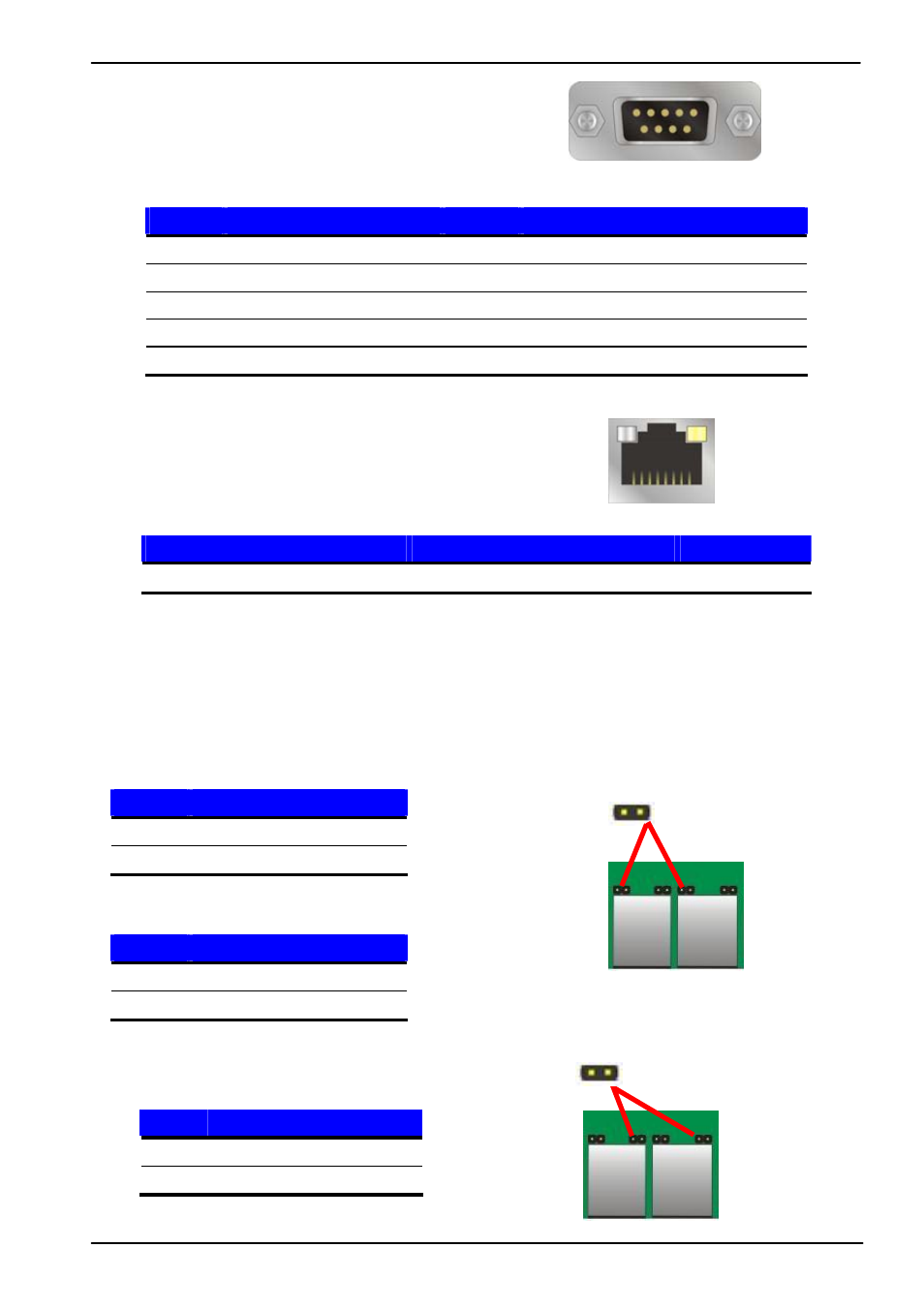 A.6 <serial port, A.7 <lan port, A.8 <lan led port | COMMELL LV-683 User Manual | Page 42 / 52